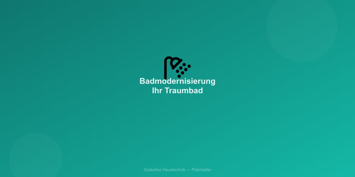 Modern saniertes Badezimmer mit ebenerdiger Dusche