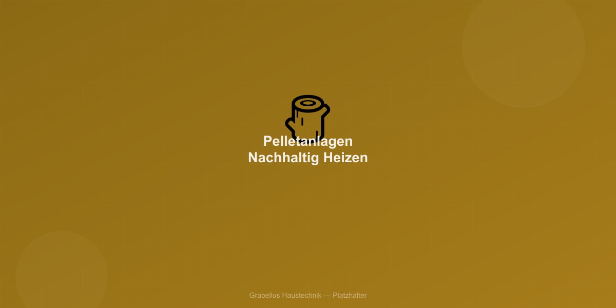 Moderne Pelletheizung mit automatischer Pelletzuführung