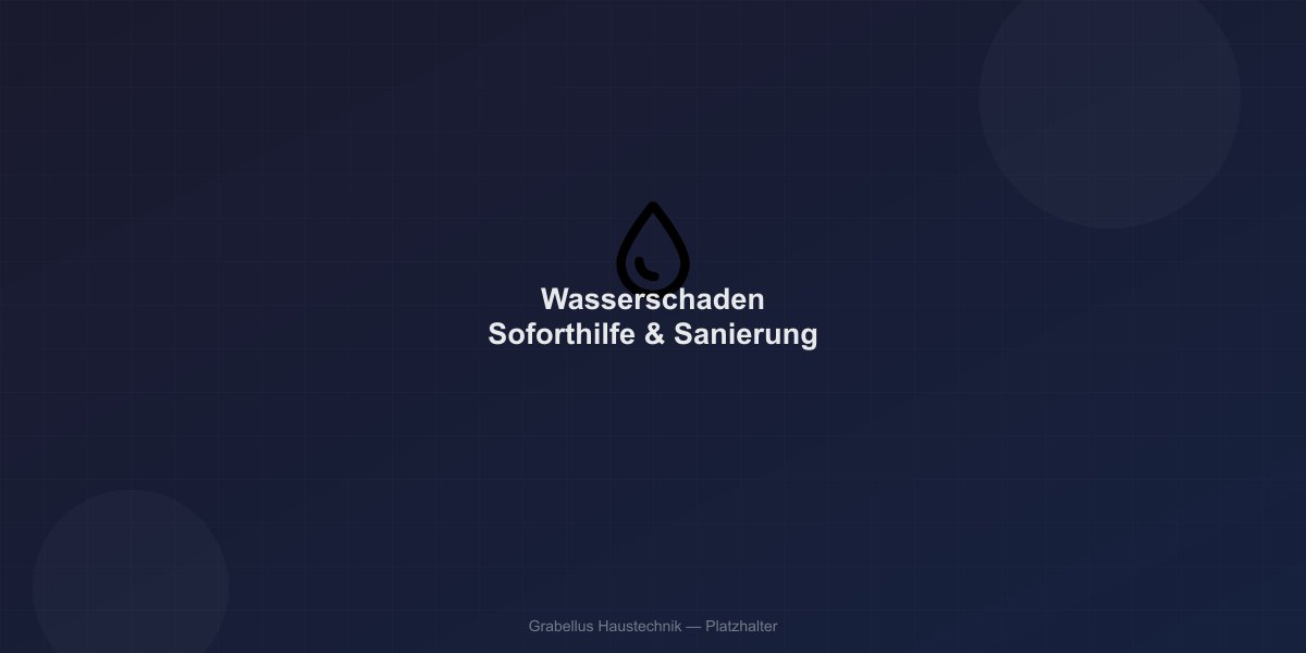 Techniker bei der professionellen Leckortung nach Wasserschaden